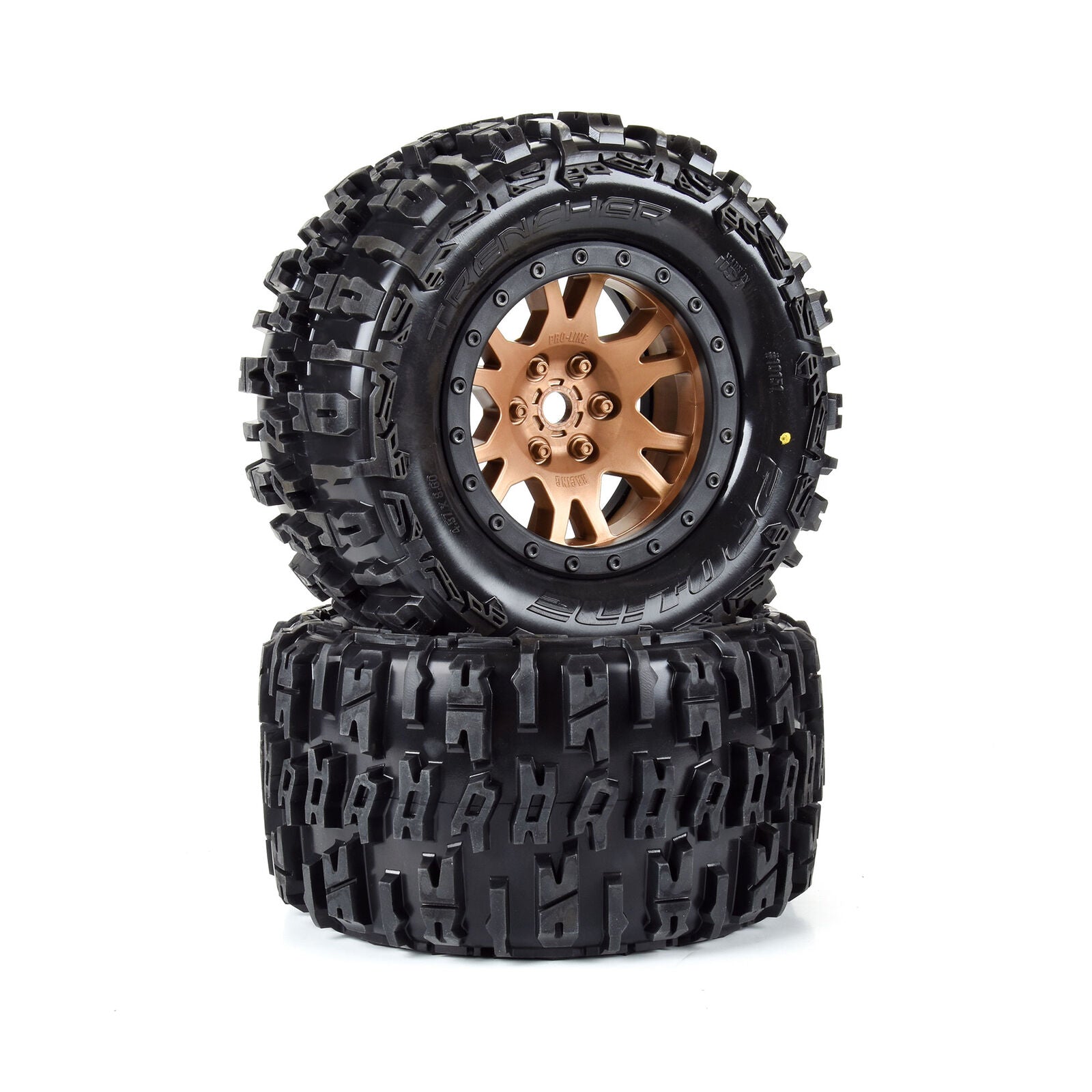 Neumáticos Dumont para arena/nieve 1/6 F/R 5,7" Neumáticos MTD 24 mm Black Raid (2)